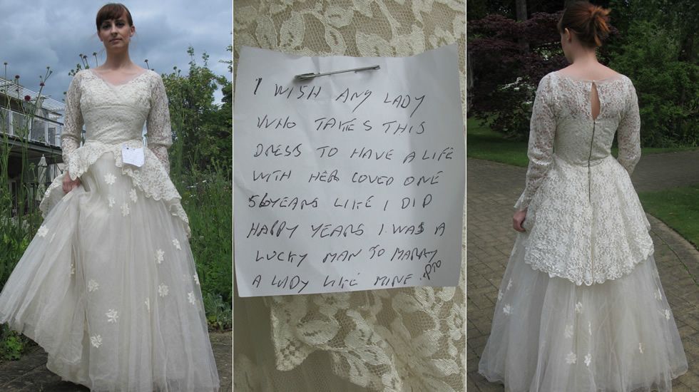 la conmovedora historia del vestido de novia más viral de reino unido