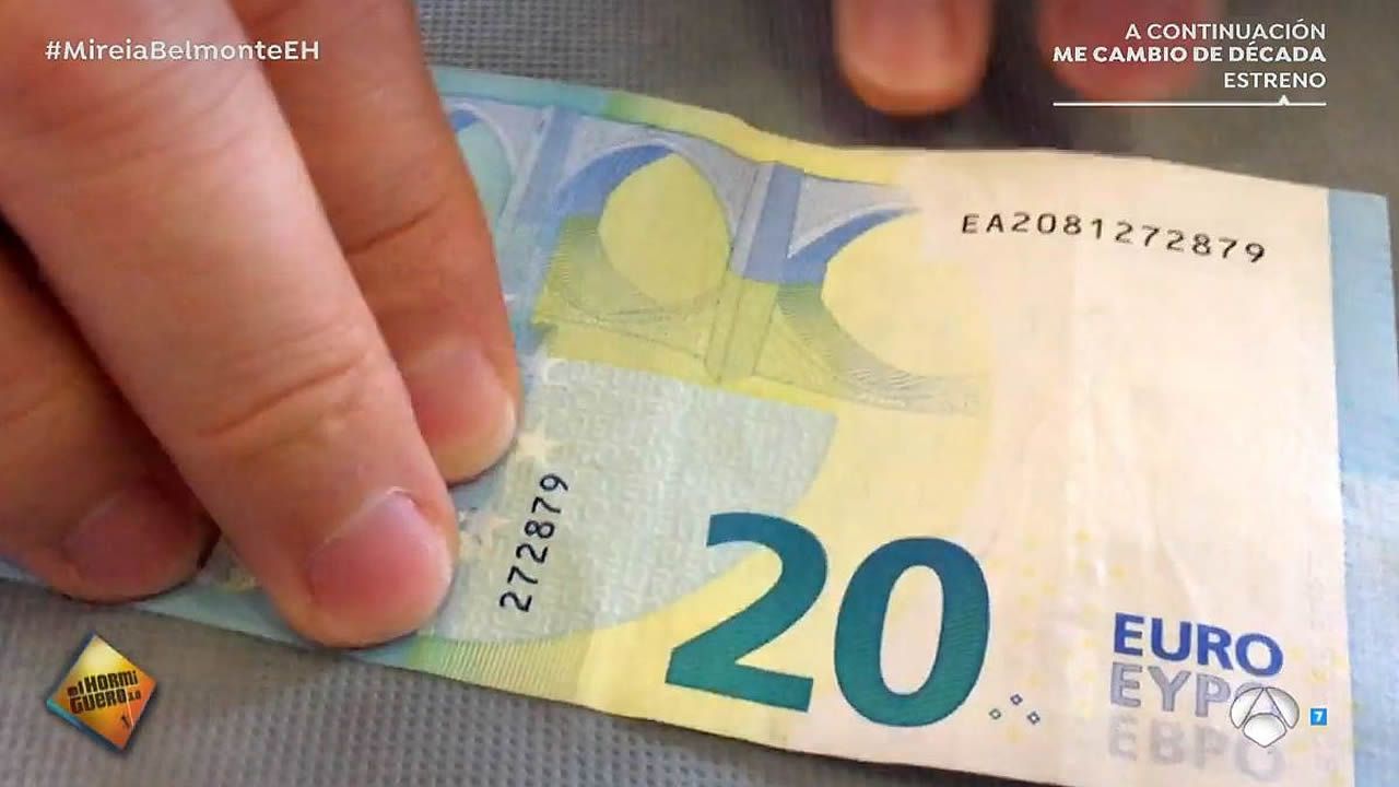 billete de 20 ? del hormiguero billete de 20 ? del hormiguero