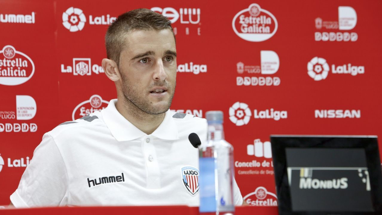 Fernando Seoane, en rueda de prensa (Foto: CD Lugo).