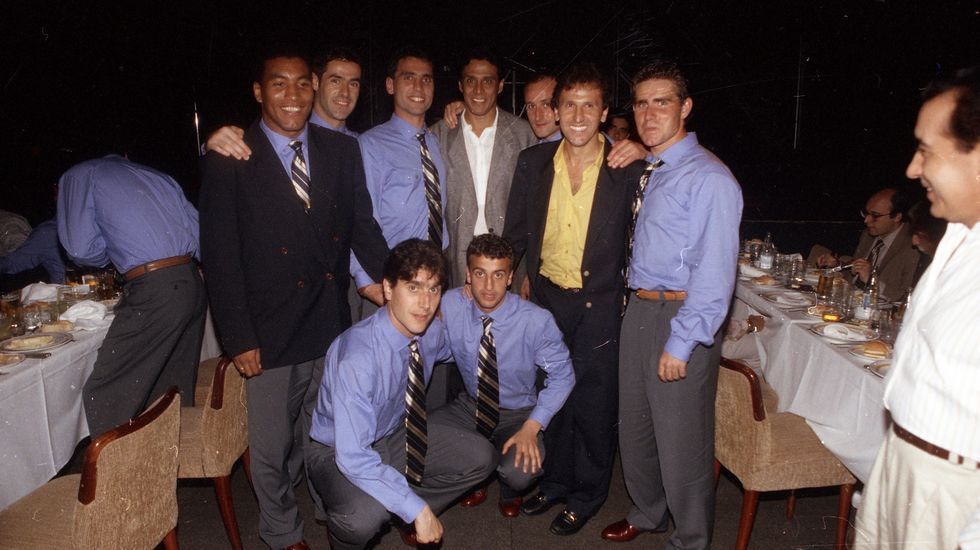 Fiesta en la sala Scala de Río de Janeiro.