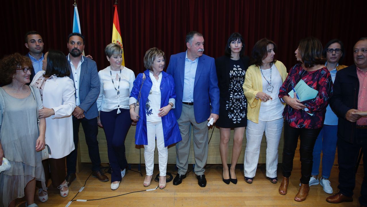 Toma de posesión de Gelo en el salón de Actos de la Fábrica Perillo.