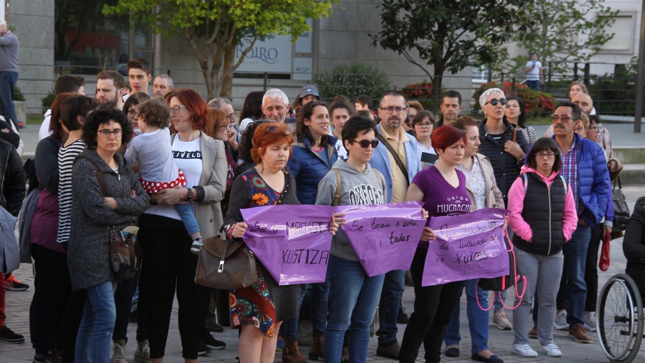 Protesta en Boiro