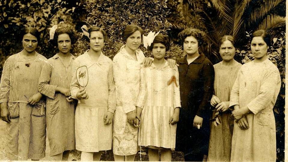 Equipo de fútbol de Santa Lucía.Fiestas de la Gaiteira (agosto de 1954)