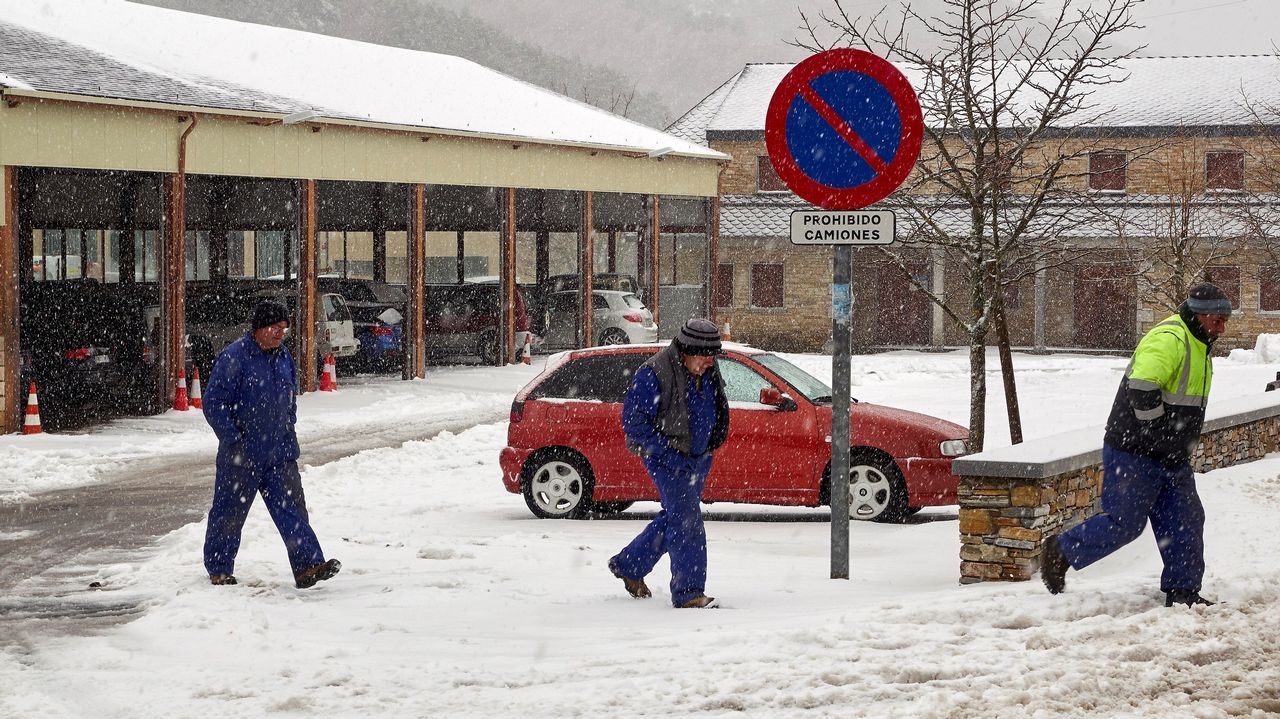 Temporal de nieve en Bilbao