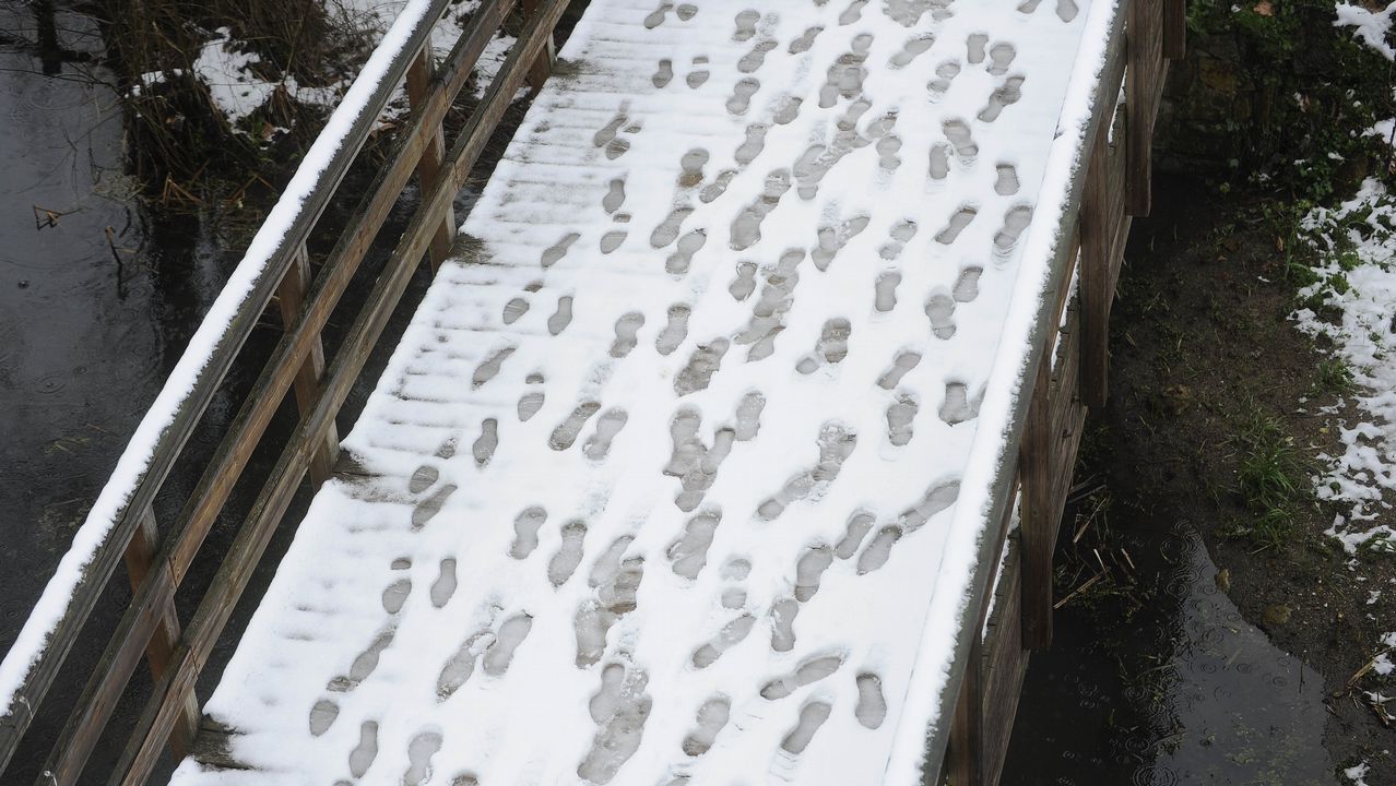 Nieve en Lalín