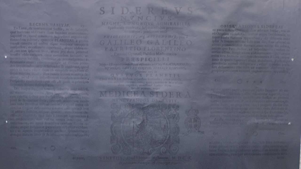 Reproduci�n del �Siderius Nuncios� que viajar� a J�piter