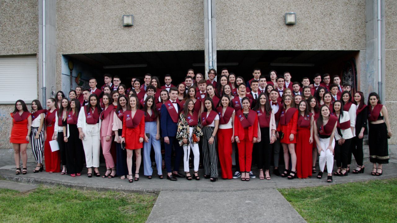 Graduación de los alumnos del instituto Francisco Aguiar de Betanzos