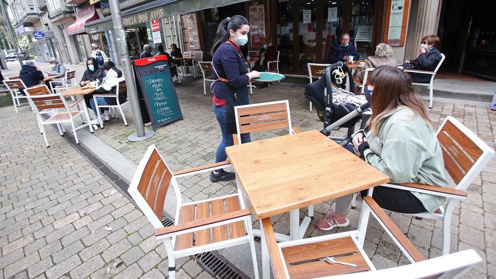 Reapertura de terrazas en Pontevedra