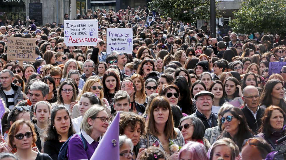 Condentración del 8M. Día de la Mujer