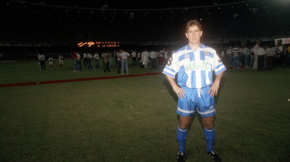 Bebeto y su mujer, a la llegada a Río.