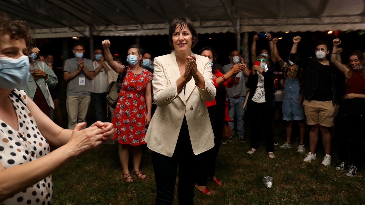 Ana Pontón, exultante tras el resultado del BNG