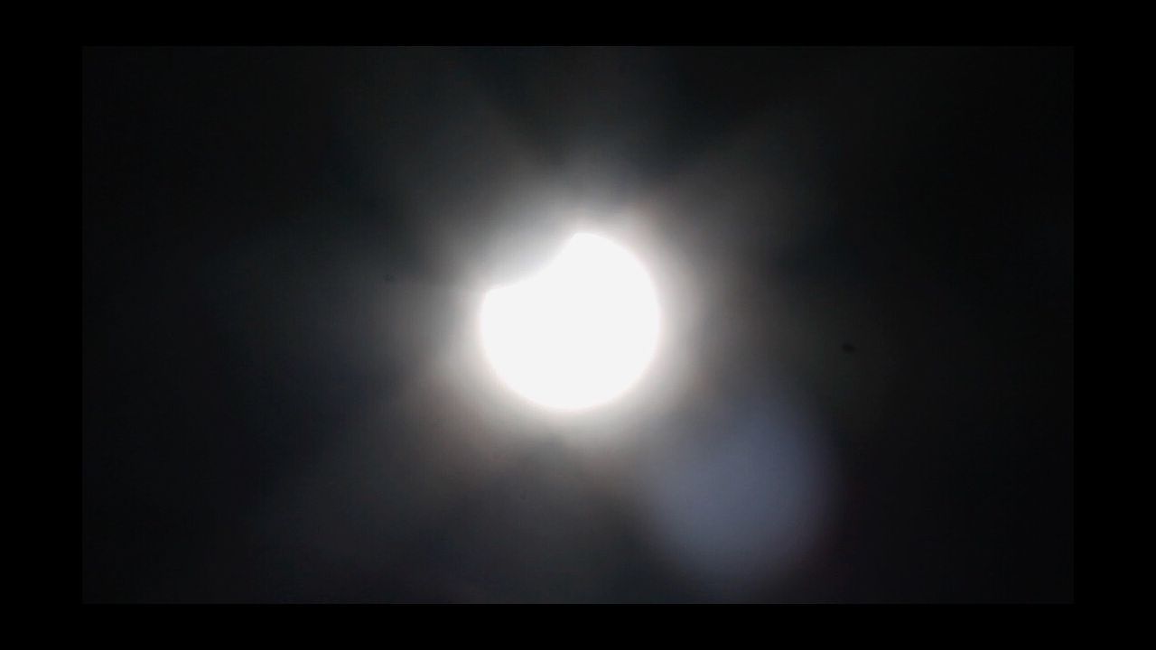 Así se vio el fenómeno desde Santiago