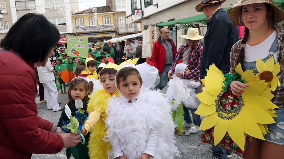 Proyecto Voz Natura del Colegio Jaime Balmes celebrando el día da terra