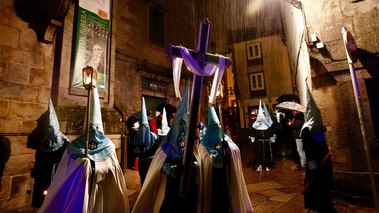 Procesión del Santo Encuentro en Santiago