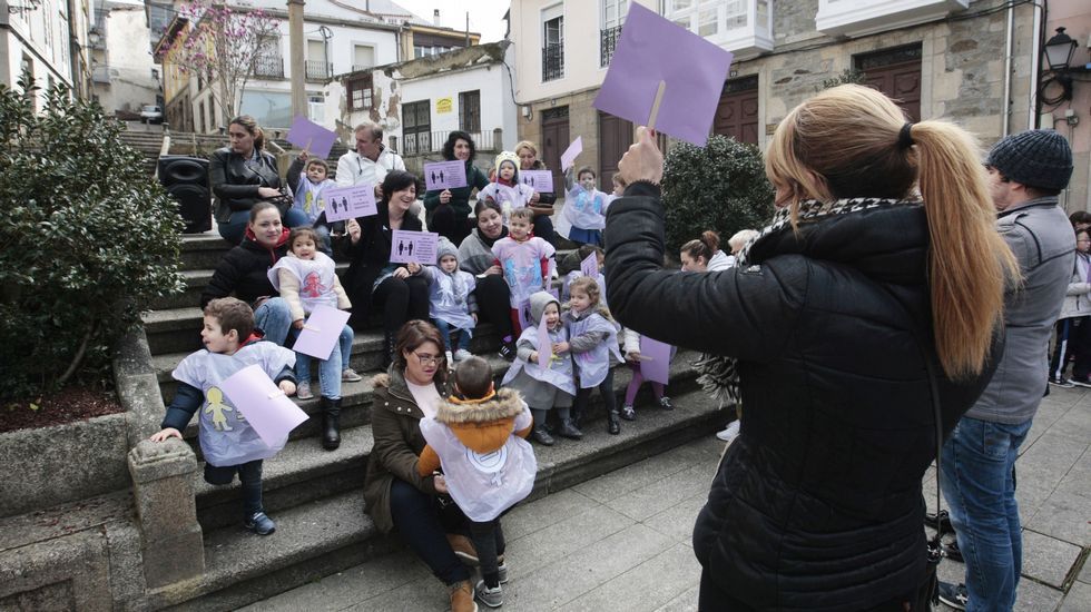 Manifestación en Monforte