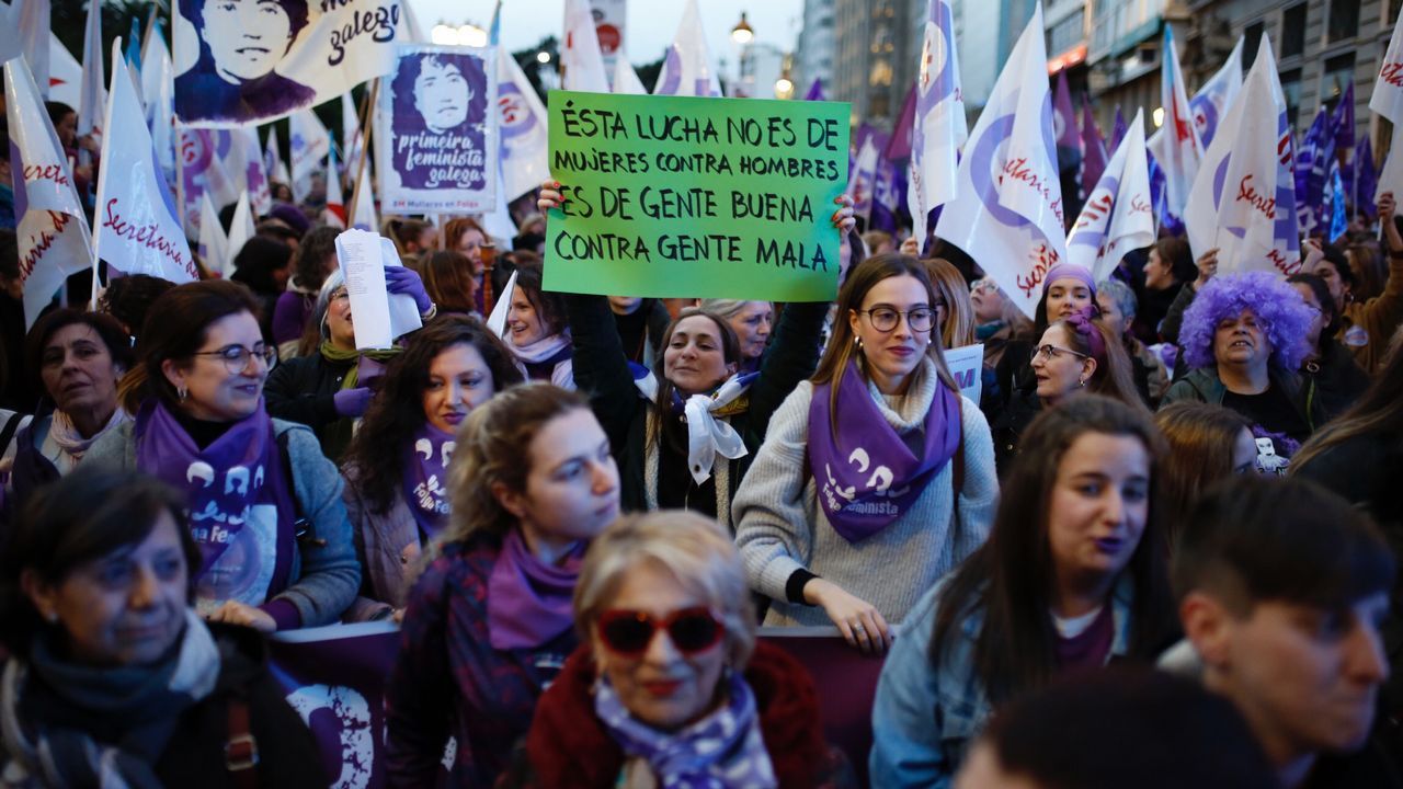 Manifestación central de A Coruña