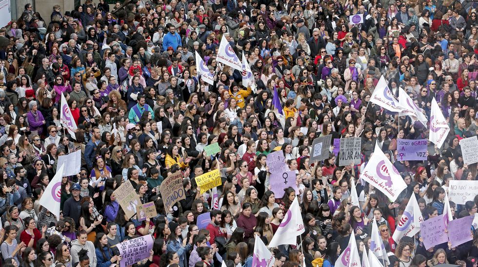 Concentración del 8M. Día de la Mujer