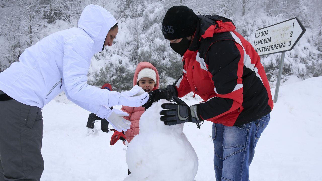 En el entorno del Camino de Santiago la nieve seguirá presente varios días