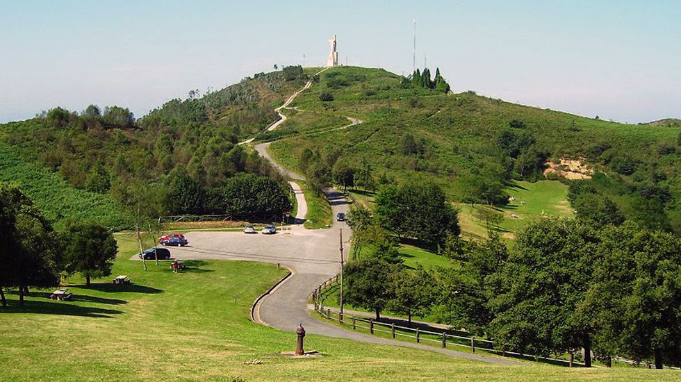 La cima del Naranco.La cima del Naranco