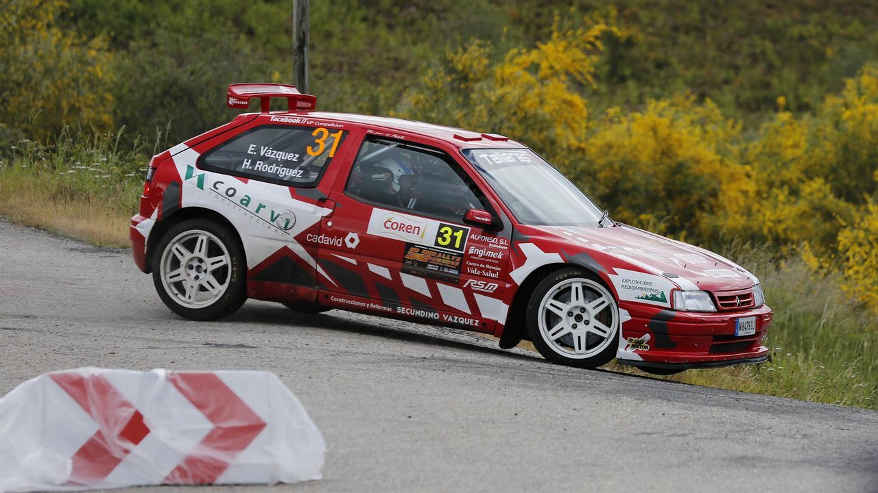 RALI DE OURENSE 2019.En el primer tramo de Esgos fue decisiva la elección de neumáticos por la lluvia