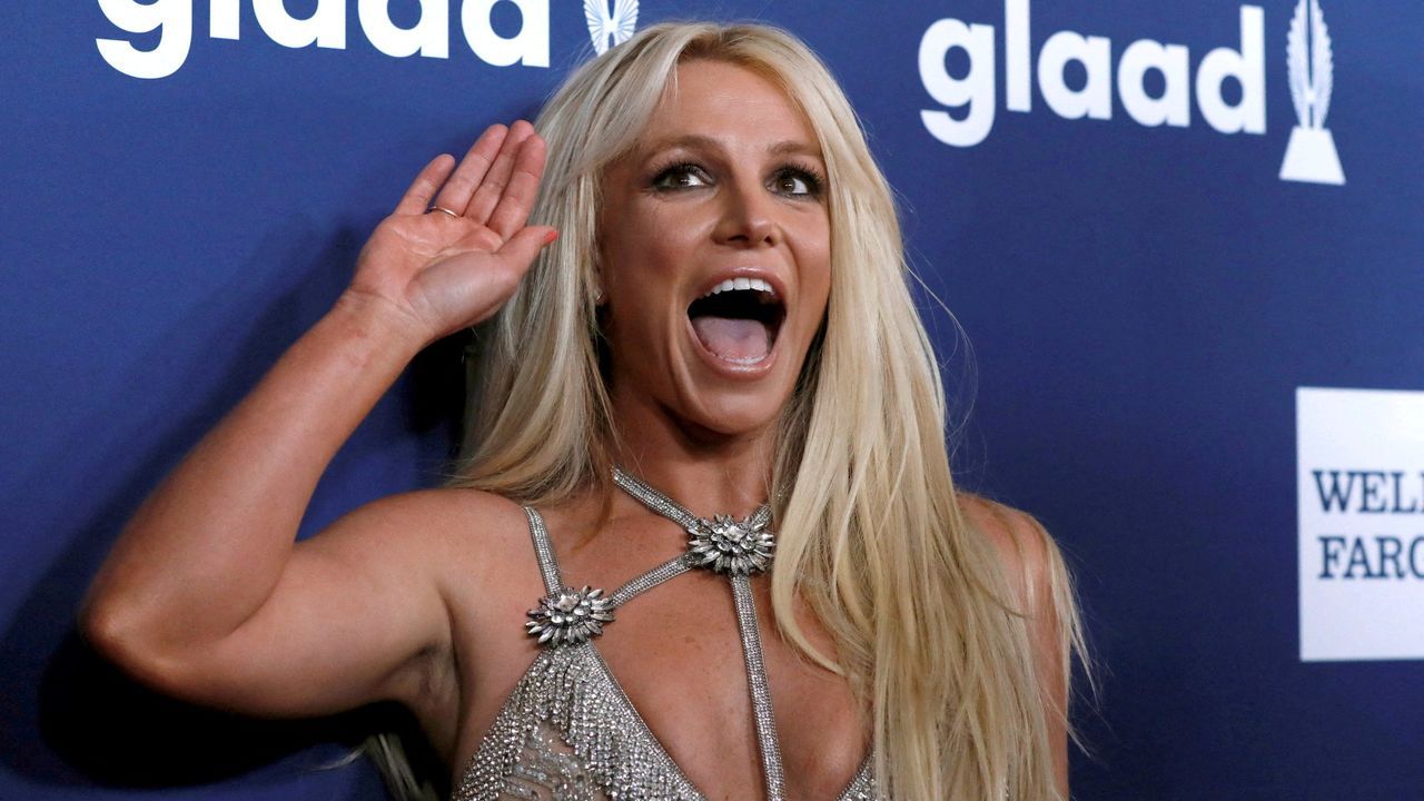 Exposici�n de vestidos de la reina Isabel II.Britney Spears, en una imagen de archivo del a�o 2018