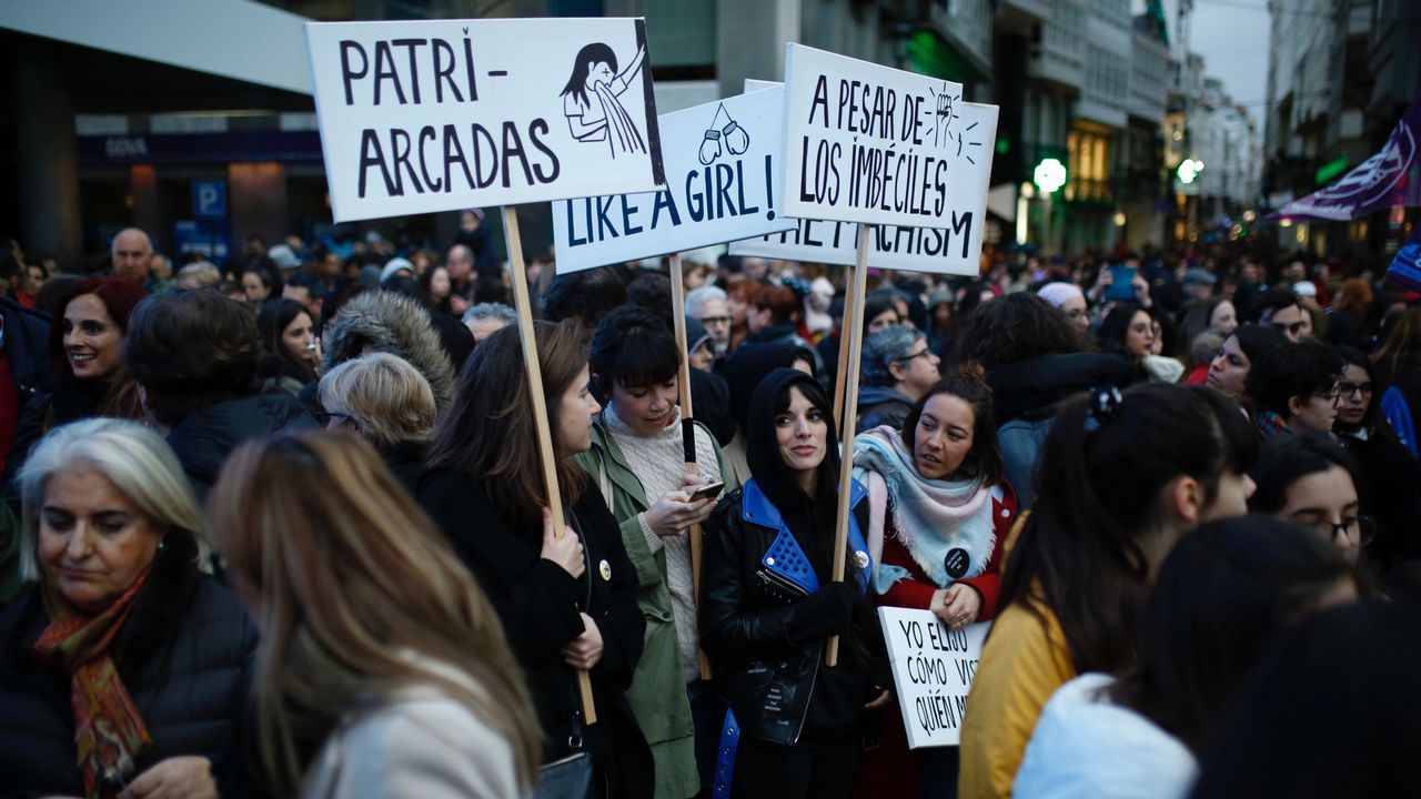 Manifestación central de A Coruña
