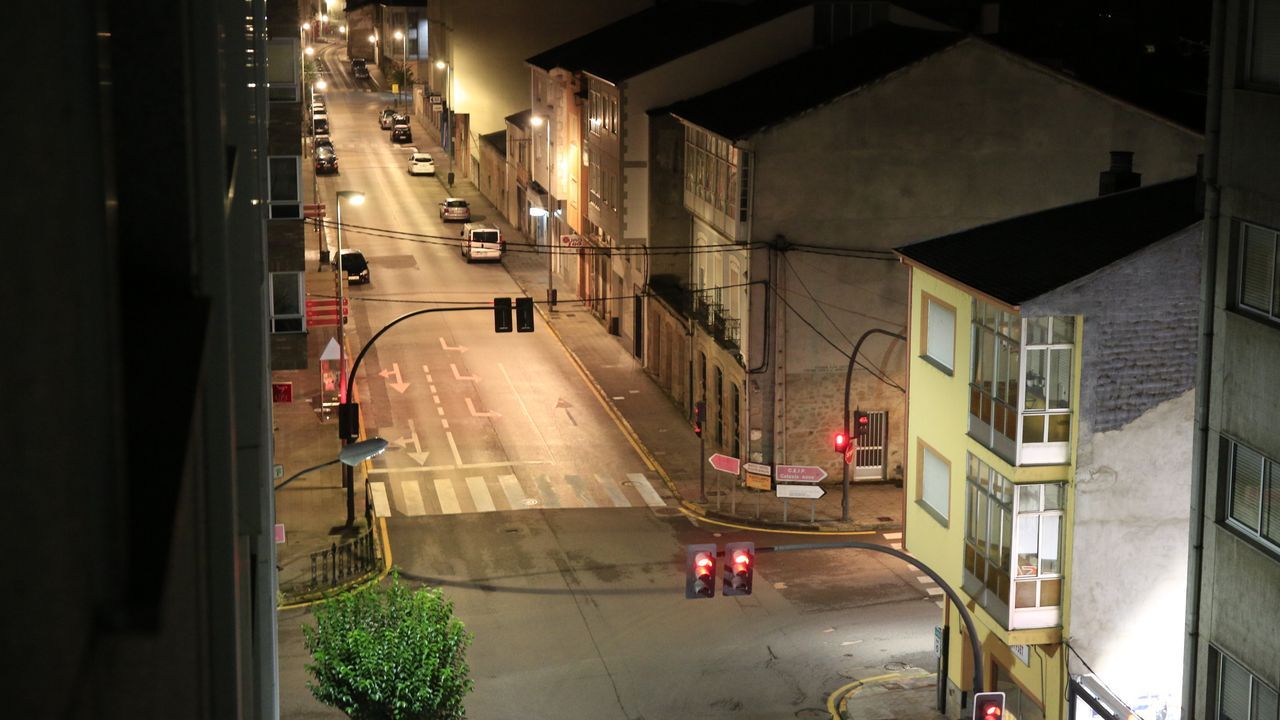 Monforte, vacío por el toque de queda