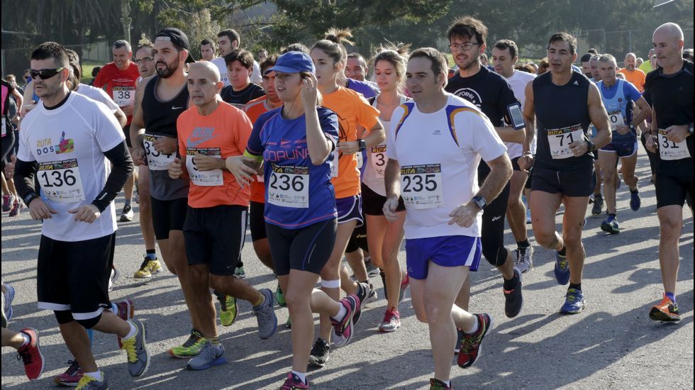 III Carrera pedestre popular Ruta dos en parque de Acea da Ama en Culleredo