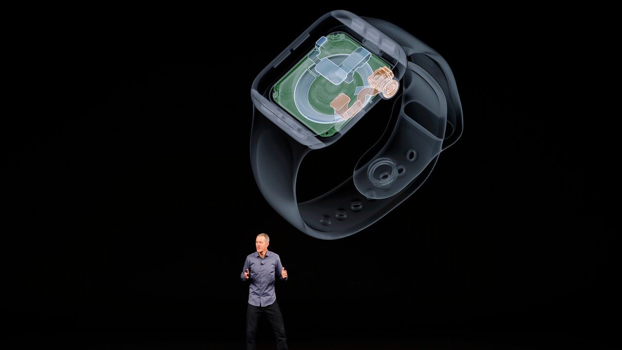 Tim Cook, durante la presentación del nuevo iPhone