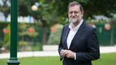 Rajoy en Lugo, ayer. Con el mitin de hoy, habrá hecho siete visitas a Galicia en campaña.