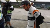Fernando Alonso, en Shanghái