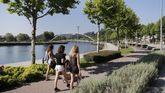 El paseo fluvial, uno de los espacios ganados al feísmo
