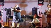 Julio García, durante el pregón de Montecerrao