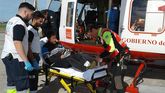 El 112 de Cantabria evacúa a un montañero de Langreo herido en Picos de Europa