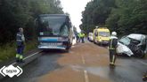 Un conductor ha perdido la vida en un accidente en la localidad de Piedeloro, en Carreño