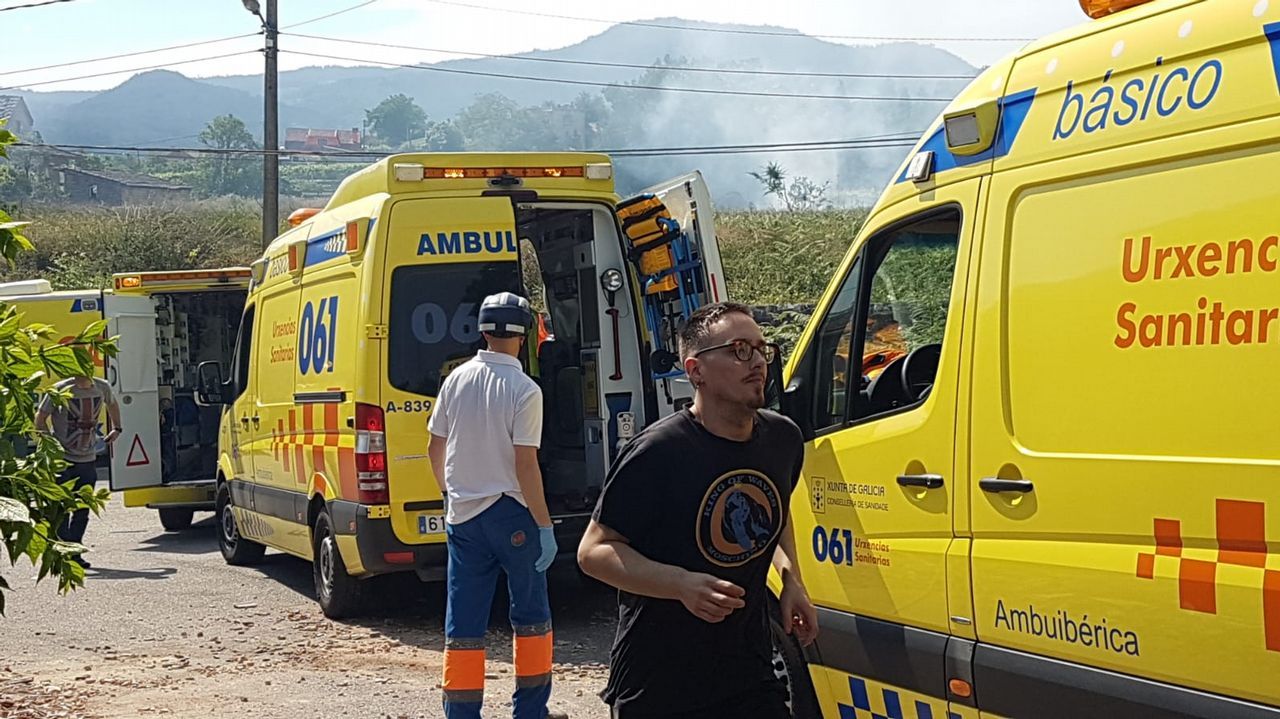 El diá después a la explosión mortal en Tui