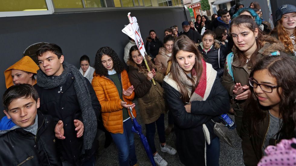 Protesta contra las reválidas y la Lomce en Barbanza