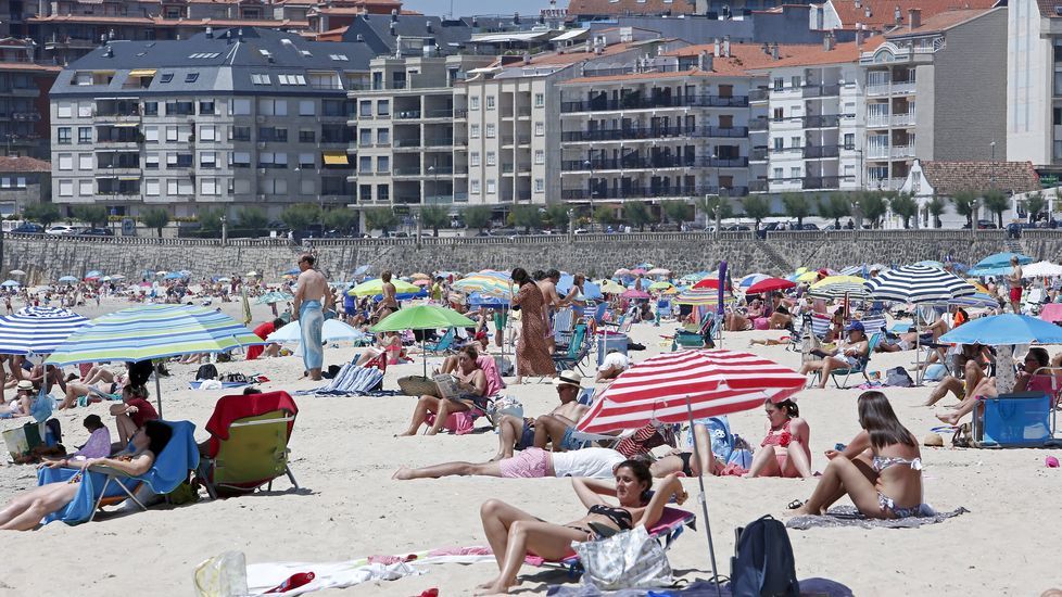 Sanxenxo. Playa de Silgar