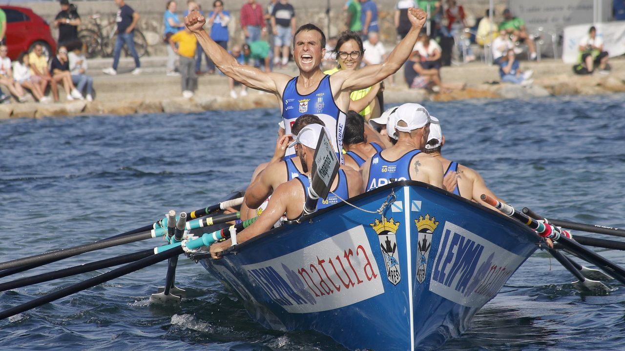 RESUMEN DEL AÑO 2019.Ares dominó la regata de traineras de A Pobra do Caramiñal