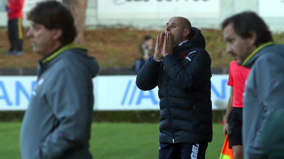Partido de fútbol Segunda B entre Boiro y Celta B