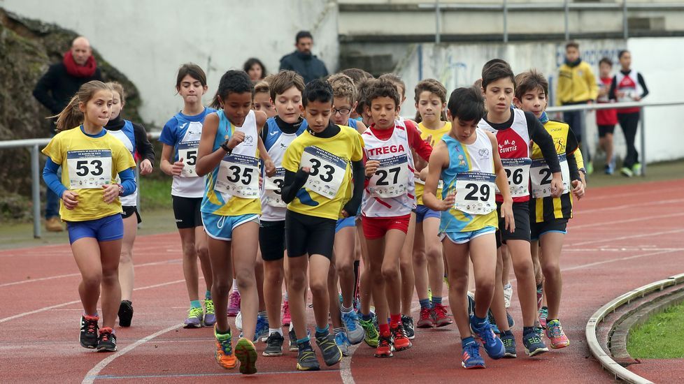 Campeonato de Galicia de marcha en pista en Pobra