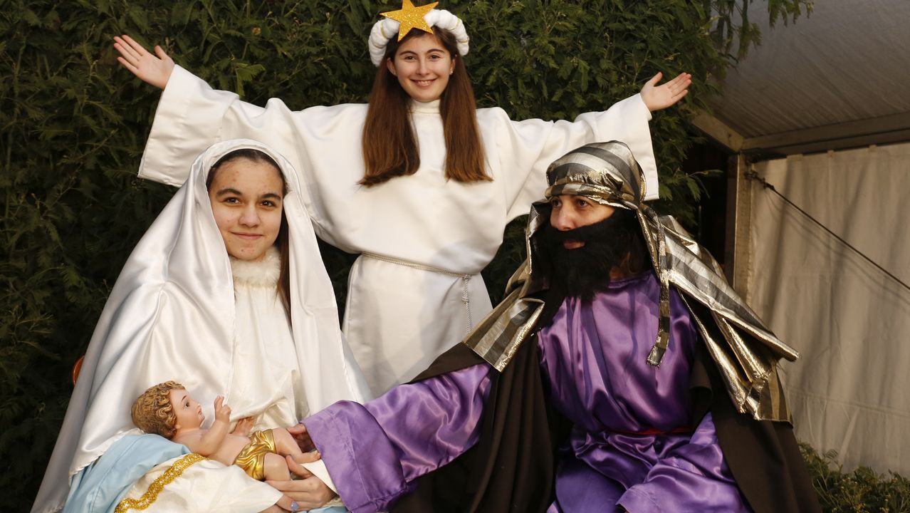 La tradicional foto en el regazo de los Reyes, para avisarles de lo que les hemos pedido
