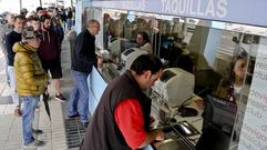 Colas por una entrada para el Celta-Manchester