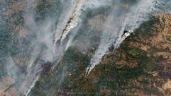 La Agencia Espacial Europea muestra los incendios de Galicia desde el espacio