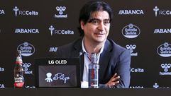 Rueda de prensa de Marco Garc&eacute;s tras su renovaci&oacute;n con el Celta