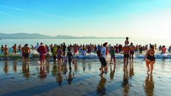 Chapuz&oacute;n solidario para despedir el a&ntilde;o en Sanxenxo