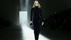 Im&aacute;genes del desfile de la Semana de la Moda de Mil&aacute;n, que clausur&oacute; Kate Moss.