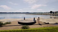 La futura playa de Caranza, en im&aacute;genes