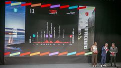 As&iacute; fue la presentaci&oacute;n del recorrido de La Vuelta Femenina en el auditorio de Ribeira