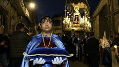 La festividad de los Dolores marca el inicio de la Semana Santa en Cangas